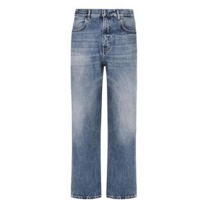 GIVENCHY Distressed Denim Straight Leg Jeans Men DENIM Pants